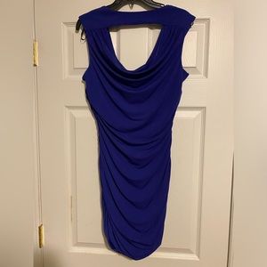 BCX; royal blue formal dress